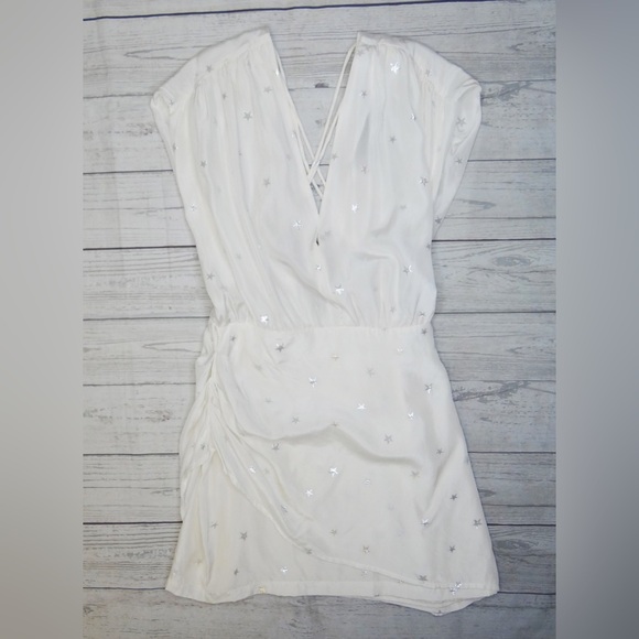 ZEYNEP ARCAY Women's Star Silk Mini Dress In White Size 2 - Picture 6 of 9